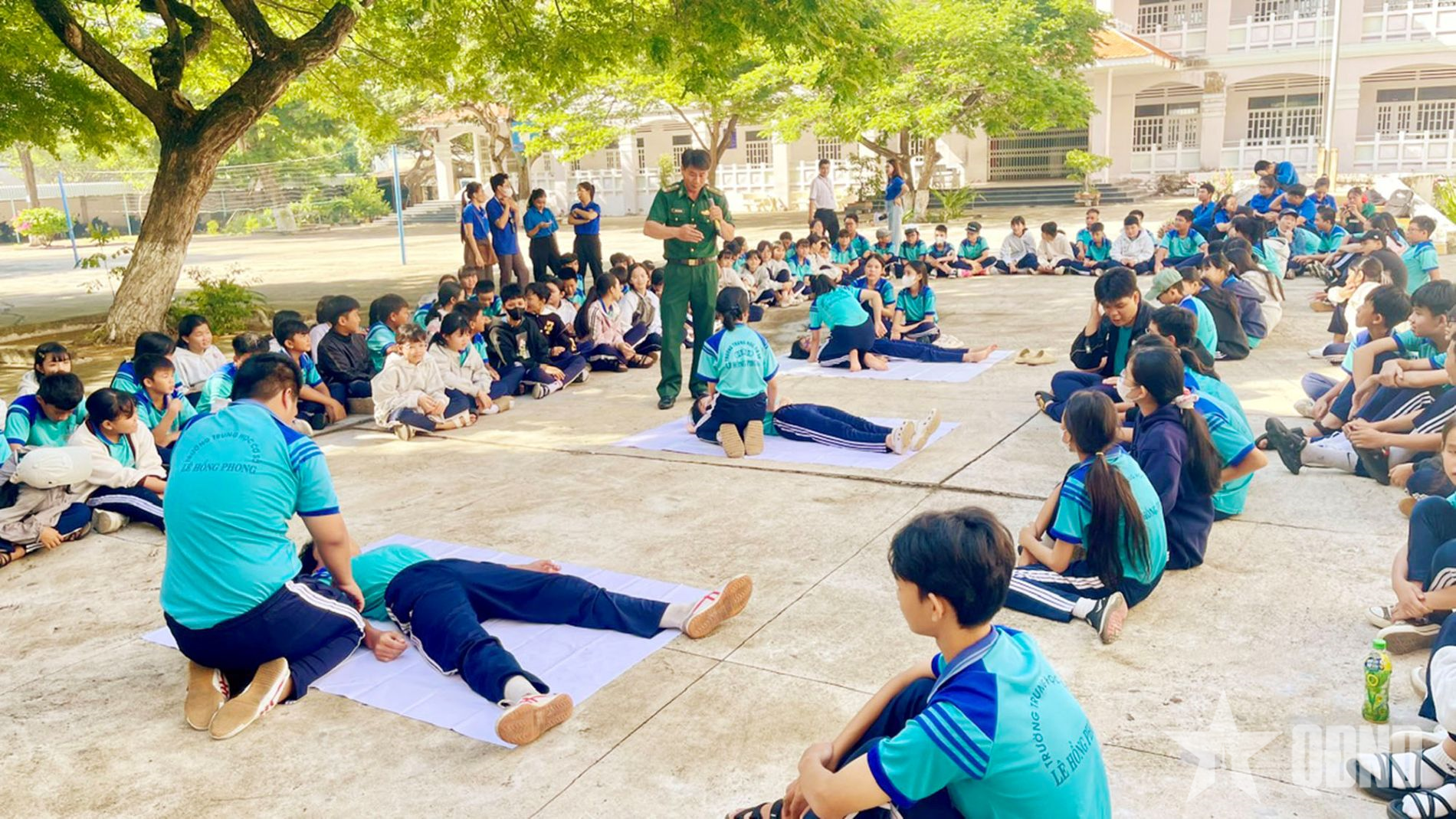 Đồn Biên phòng Mũi Né tuyên truyền phòng, chống đuối nước cho học sinh